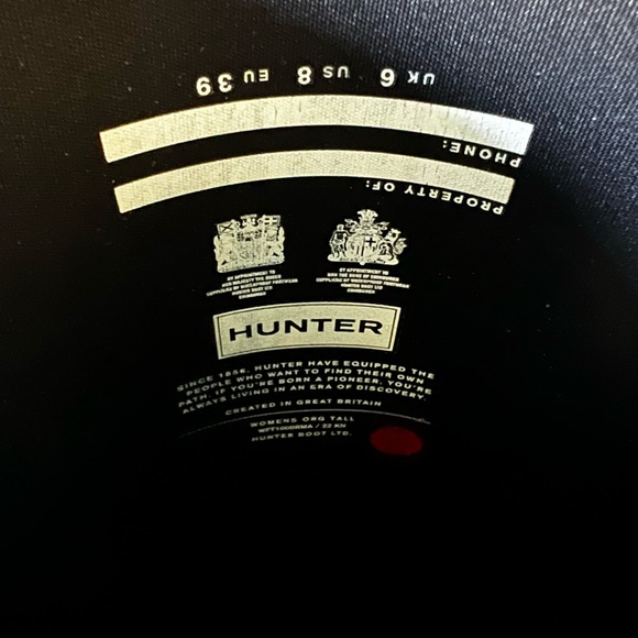 Hunter Original Tall Rain Boot - Picture 6 of 6